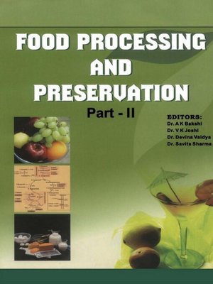 cover image of Food Processing and Preservation